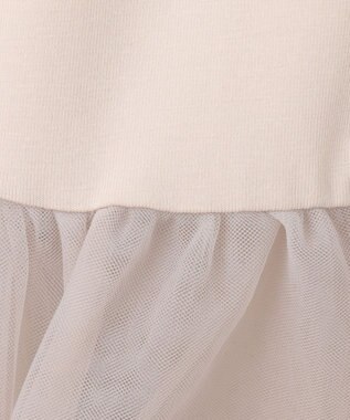 組曲 チュールレイヤードタンク グレージュ系