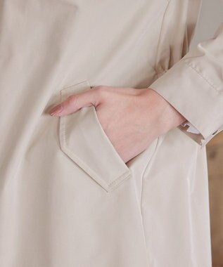 Tiaclasse 【新色追加・洗える・撥水】ドロストマウンテンパーカー ライトベージュ