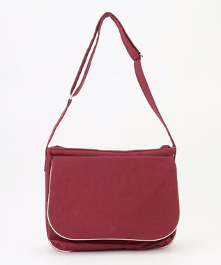 YUSHI ARLE - FLAP SHOULDER　帆布ショルダーバッグ ワイン