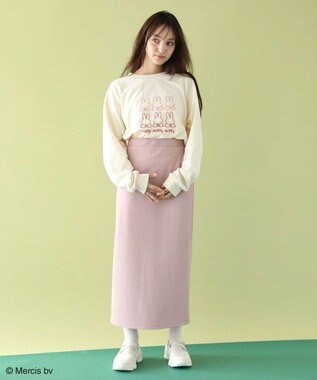 Green Parks Ｍｉｆｆｙ／フロント刺繍ロンＴ Light Beige