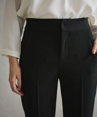 #Newans 美シルエットパンツ ブラック