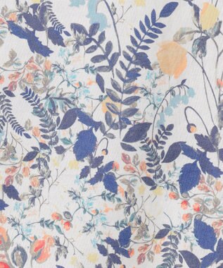 J.PRESS LADIES 【洗える】Liberty バンドカラー プルオーバー ブラウス オフ系