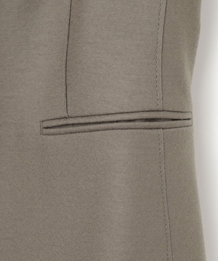 BEIGE， CORBY / ノーカラージャケット Taupe