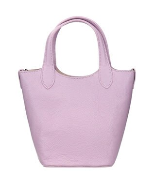 INTER-CHAUSSURES 【ANDREA CARDONE】ミディアムサイズレザーハンドバッグ ラベンダー