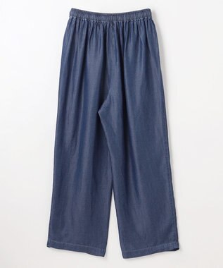 ANY 【手洗い可能/ウエストゴム】ウォッシャブルデニムパンツ ネイビー