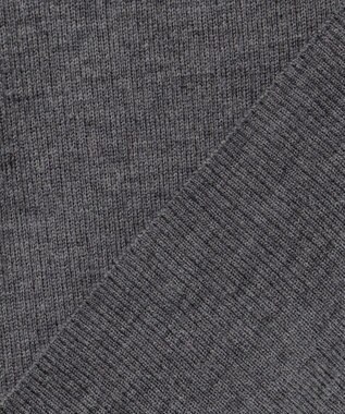 ICB 【洗える】エクストラファインメリノ  ボートネックプルオーバー ミディアムグレー系