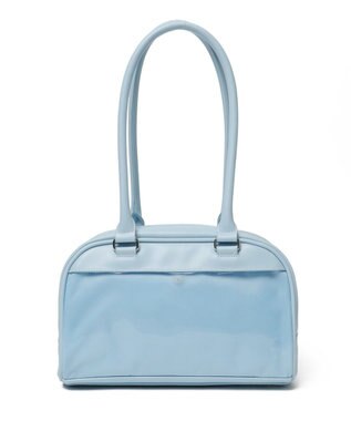 WEGO 【痛バ＆推し活】チャーム付きボストン痛バッグ サックス