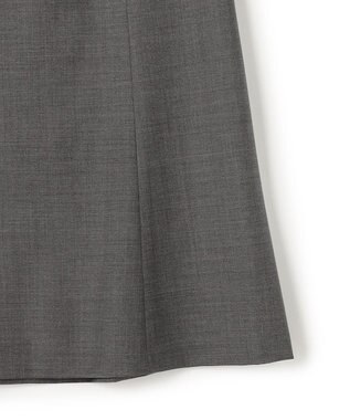 23区 S 【セットアップ着用】ファインネスウール フレア スカート グレー系