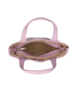 INTER-CHAUSSURES 【ANDREA CARDONE】ミディアムサイズレザーハンドバッグ ラベンダー