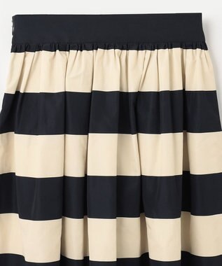 NAVE 【Nave　洗える】ボーダースカート ブラック系1