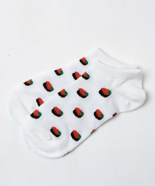 WEGO スシショートソックス ホワイト