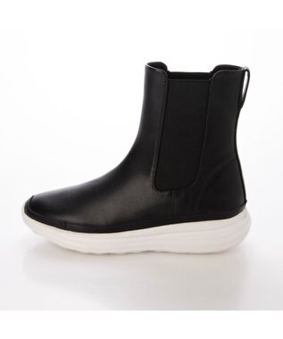 MODE ET JACOMO <D'ICI>サイドゴアショートブーツ ブラック