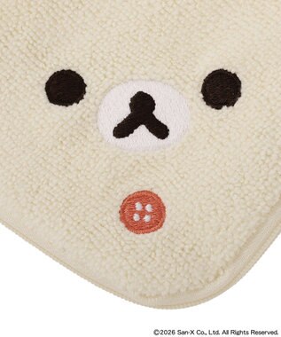 earth music&ecology 【予約】リラックマ×earth 2wayジップハンカチ B