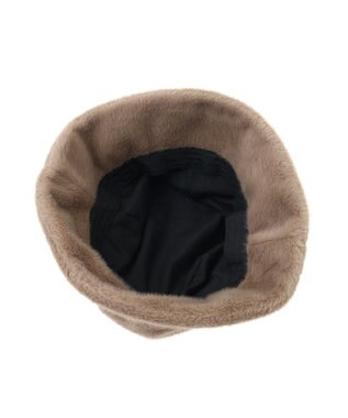 AMERICAN HOLIC ファーバケットハット Mocha