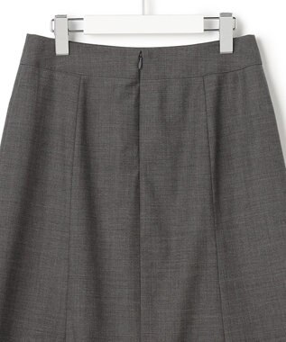 23区 S 【セットアップ着用】ファインネスウール フレア スカート グレー系