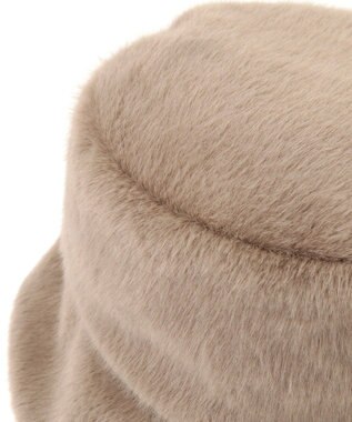 AMERICAN HOLIC ファーバケットハット Mocha