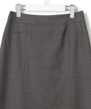 23区 S 【セットアップ着用】ファインネスウール フレア スカート グレー系