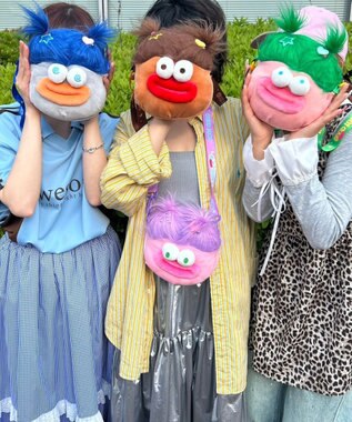 WEGO ギャルモンスターポシェット ブルー