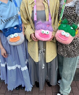 WEGO ギャルモンスターポシェット ブルー