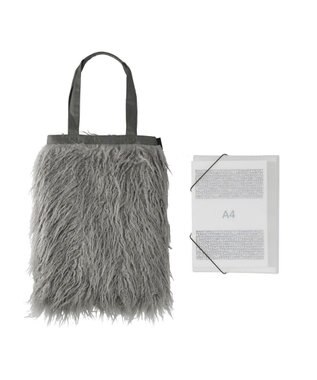 ROOTOTE 1196【ふわふわ素材】EU.トール.モケット-A 03：グレー