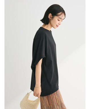 Green Parks 冷っとすずやか　バックバルーンフレンチプルオーバー Black