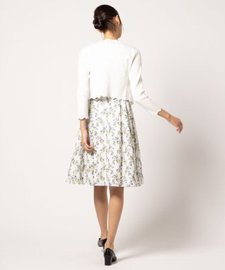 TOCCA ZIGZAG KNIT カーディガン オフ系