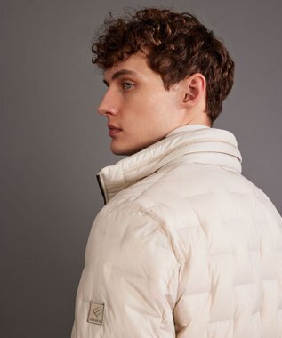 JOSEPH ABBOUD 【軽量/ポケッタブル/撥水】 2WAYストレッチ・パッカブル ダウン ブルゾン アイボリー系