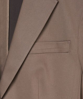 JOSEPH 【WEB&OUTLET限定】ビスバイストレッチ　シングルブレストジャケット Frozen Mocha