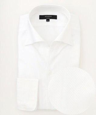 JOSEPH HOMME 【洗える】ツイルへリンボンクレイジー　ドレスシャツ