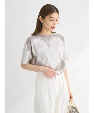 Green Parks ・ＳＵＧＡＲ　ＳＰＯＯＮ　ハートタイダイＴＥＥ Gray Beige