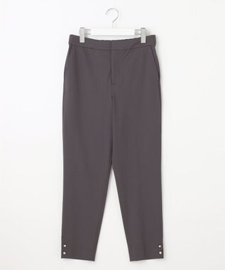 J.PRESS LADIES 【洗える】コンジュンク トリコットツイル パンツ グレー系
