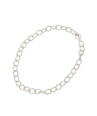 earth music&ecology ジグザグチェーンマンテルネックレス Silver