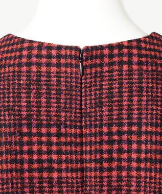 23区 【R(アール)】MANTECOツイード ペプラムトップス ピンク系