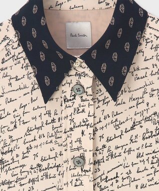 Paul Smith Slide Notes ブロッキング シャツ アイボリー