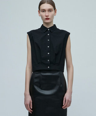 BEIGE， GABRIEL / ショートレングス ブラウス Black