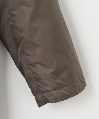 自由区 【洗える/リバーシブル】ブライトキルト リバーシブルコート カーキ系