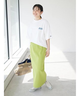 CRAFT STANDARD BOUTIQUE リブロングスカート Lime Green