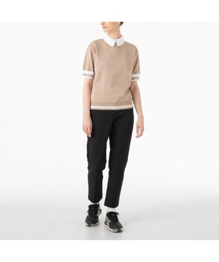 ZERO HALLIBURTON 【セットアップ可能】 ニットポロシャツ ZHG-W4A 7d 82879 ゴルフウェア ベージュ