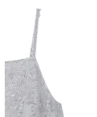 earth music&ecology フラワージャガードキャミワンピース Gray