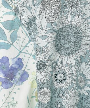 JOSEPH HOMME 【LIBERTY】クレイジーリバティ　半袖レギュラーシャツ ピーコックグリーン系