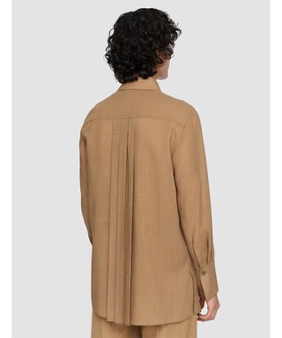 JOSEPH ウィンターボイル　プリーツシャツ Oak