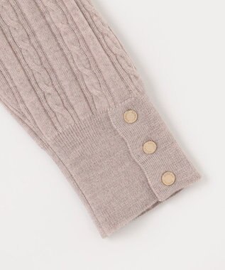 J.PRESS LADIES 【洗える】KNIT BASIC クルーネック ニット トップベージュ系