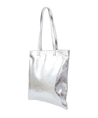 AMERICAN HOLIC メタリックトートBAG Silver
