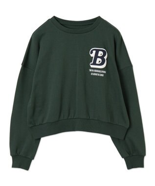 WEGO フォームプリントロゴスウェット ダークグリーン