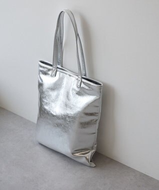 AMERICAN HOLIC メタリックトートBAG Silver