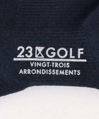 23区GOLF 【WOMEN】フラッグモチーフ ニーハイソックス ネイビー系