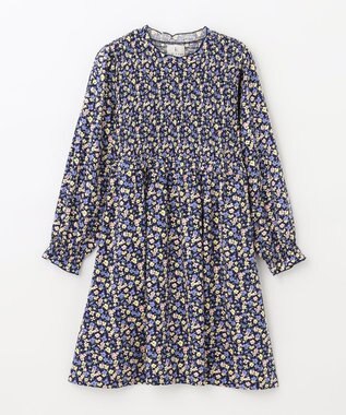 組曲 KIDS 【150-160cm】Flower tea party ワンピース ネイビー系5