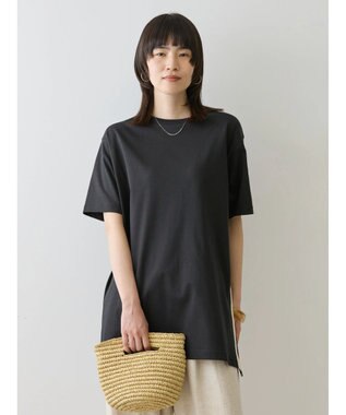 AMERICAN HOLIC サイドかぎ針カットチュニック Black