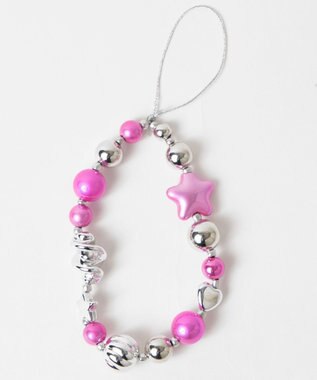 WEGO ビーズストラップキーホルダーF 柄5