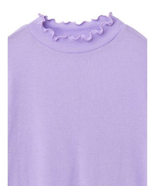 earth music&ecology シアーリブプルオーバー Lavender